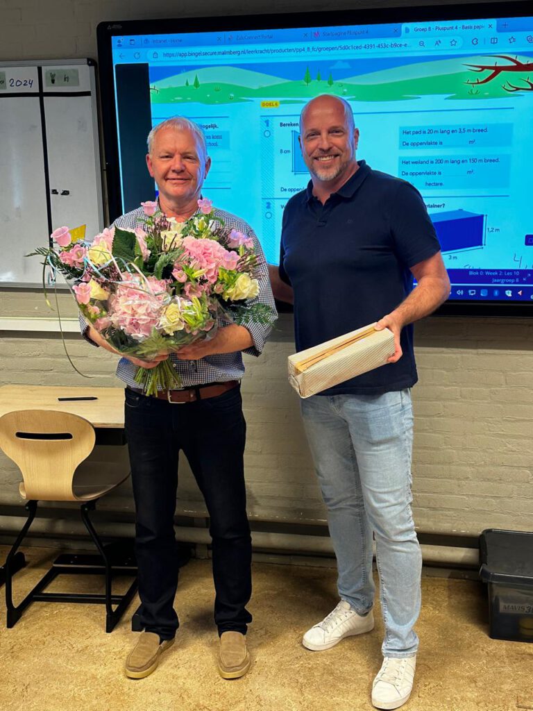 Meester Martin 50 jaar voor de klas - Wijzer IKC Maassluis en Vlaardingen